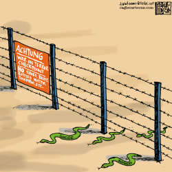 SNAKE FENCE  by Tab