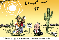 MCCAIN CAMPAIGN  by Pat Bagley
