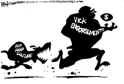 VICK N DOGS by Milt Priggee