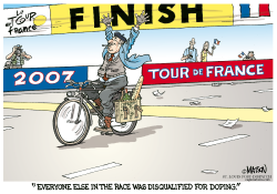 CLEAN WINNER OF THE TOUR DE FRANCE- by R.J. Matson