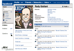RUDY GIULIANI FACEBOOK PAGE- by R.J. Matson