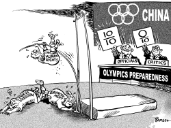 OLYMPICS PREPAREDNESS IN CHINA by Paresh Nath