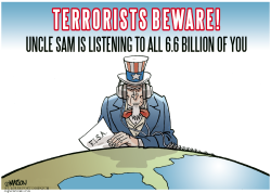 UNCLE SAM IS LISTENING- by R.J. Matson