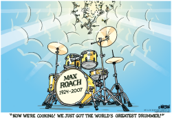 NEW GIG FOR MAX ROACH- by R.J. Matson