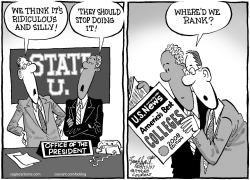 US NEWS AND WORLD REPORTS COLLEGE RANKINGS by Bob Englehart