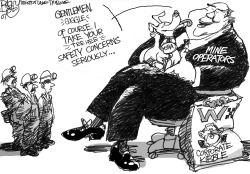 MINE SAFETY by Pat Bagley