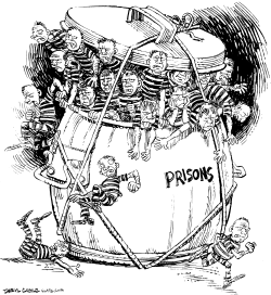 PRISON OVERCROWDING by Daryl Cagle