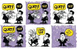 GONZALES QUITS  by Daryl Cagle