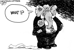 GOP IN THE TOILET STALL by Pat Bagley