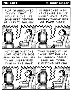 STATES TRY TO HAVE FIRST PRESIDENTIAL PRIMARY by Andy Singer