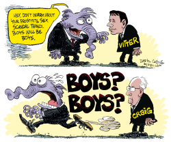 VITTER AND CRAIG  by Daryl Cagle