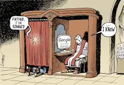 10 YEARS GOOGLE by Patrick Chappatte