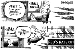 WALL ST AND THE RATE CUT by Jimmy Margulies