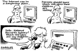 DOMESTIC SPYING by Jimmy Margulies