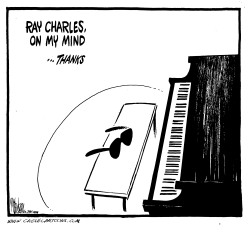 RAY CHARLES OBIT by Mike Lane