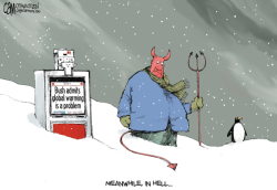 HELL FREEZES  by Cam Cardow
