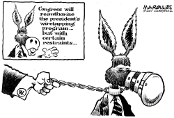 CONGRESS REAUTHORIZES WIRETAPPING by Jimmy Margulies