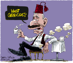 BUSH AND ARMENIA GENOCIDE  by Daryl Cagle