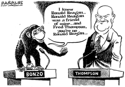 FRED THOMPSONS NO RONALD REAGAN by Jimmy Margulies