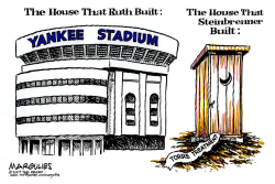 THE HOUSE THAT STEINBRENNER BUILT/ by Jimmy Margulies