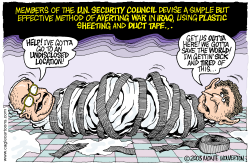  BUSH AND CHENEY WRAPPED by Wolverton