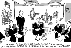 CEO SEVERANCE PACKAGE by Pat Bagley