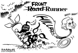 FRONT RUNNER HILLARY by Jimmy Margulies