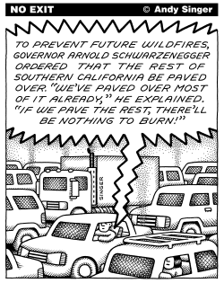 SOUTHERN CALIFORNIA WILDFIRES by Andy Singer