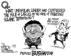 MUSHARRAF LEARNING FROM THE BEST by John Darkow