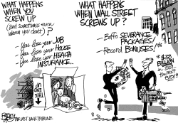 WALL STREET SCAM by Pat Bagley