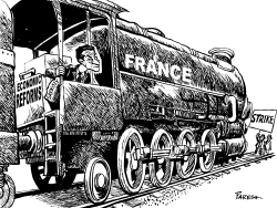REFORMS &  STRIKE IN FRANCE by Paresh Nath