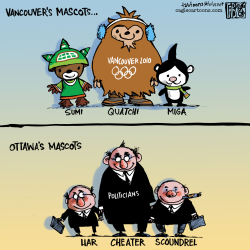 CANADA CANADIAN MASCOTS COLOUR by Tab