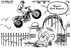EVEL KNIEVELS LAST STUNT by Jimmy Margulies