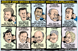 RELIGIOUS AFFILIATIONS  by Monte Wolverton