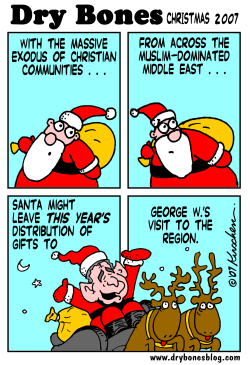 SANTA IN THE MIDDLE EAST by Yaakov Kirschen