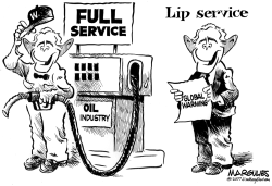 GLOBAL WARMING LIP SERVICE by Jimmy Margulies