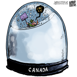 CANADA SNOW GLOBE COLOUR by Tab