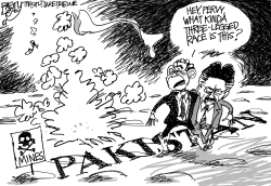 BHUTTO ASSASSINATION by Pat Bagley