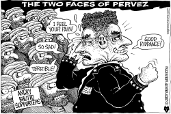 TWO FACES OF PERVEZ by Monte Wolverton