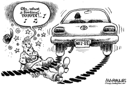 TOYOTA SURPASSES FORD by Jimmy Margulies