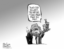 HILLARY IS SAD by Eric Allie
