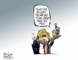 HILLARY IS SAD- by Eric Allie
