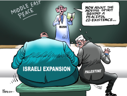 BUSH AND MIDEAST PEACE by Paresh Nath