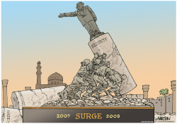 MONUMENT TO THE SURGE- by R.J. Matson