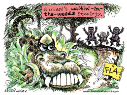 GIULIANI IN THE WEEDS  by Sandy Huffaker