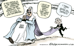OUR SAUDI FRIENDS  by Mike Keefe