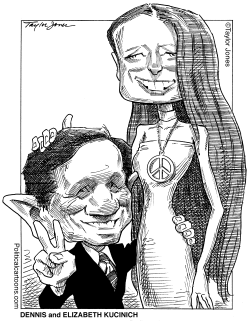 DENNIS KUCINICH AND HOT WIFE by Taylor Jones