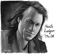 HEATH LEDGER TRIBUTE by Peter Lewis