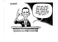 OBAMA GETS KENNEDY ENDORSEMENT by Jimmy Margulies