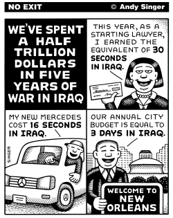 IRAQ WAR COST EQUIVALENTS by Andy Singer